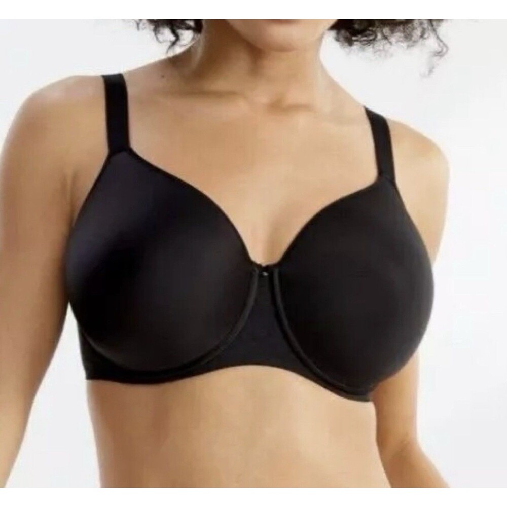 CHANTELLE 38H #18J6 COMFORT CHIC MEMORY FOAM UNDERWIRE BRA BLACK NWT $78